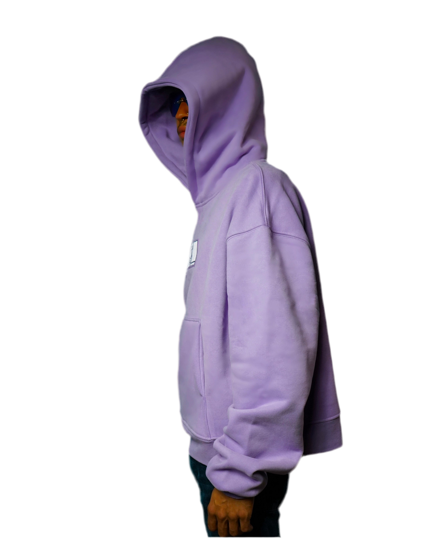 PURPLE LEAN STASH POCKET HOODIE