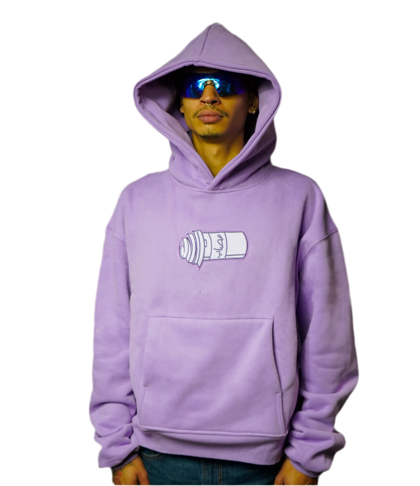 PURPLE LEAN STASH POCKET HOODIE