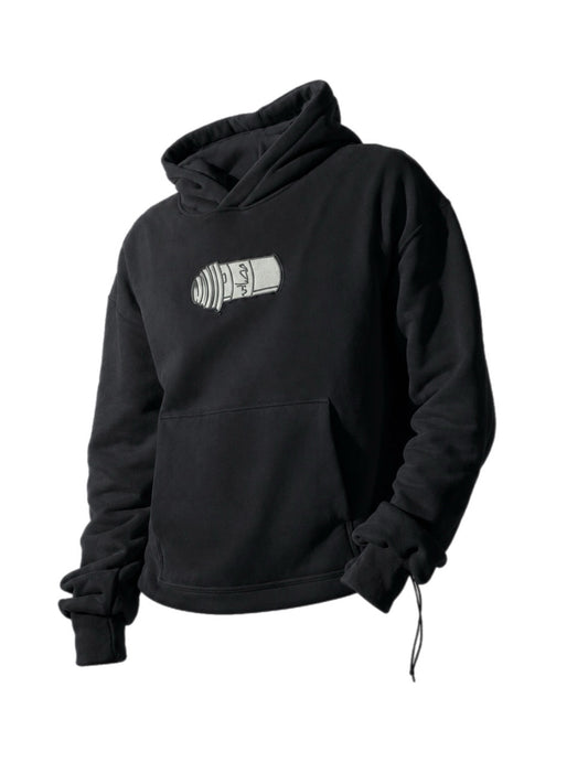 UTILITY BLACK HOODIE